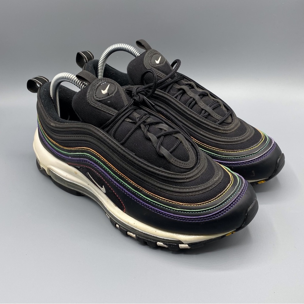 Nike Air Max 97 Black with‎ Multicolor Stripes
